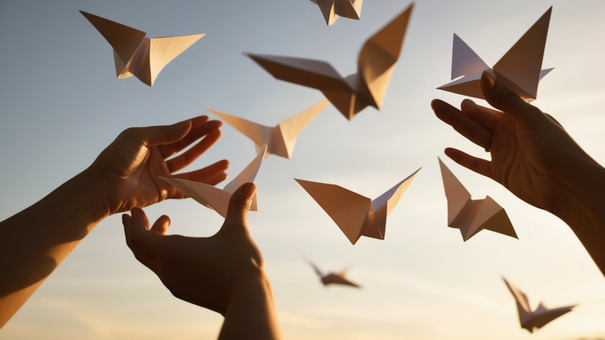 Why Is Forgiveness Important, release of symbolic paper cranes